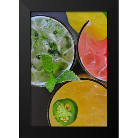 Happy Hour IV Black Modern Wood Framed Art Print by Berzel, Erin