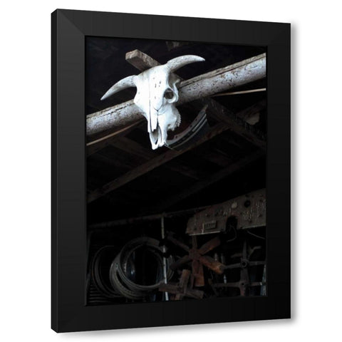 The Ranch Black Modern Wood Framed Art Print with Double Matting by Berzel, Erin