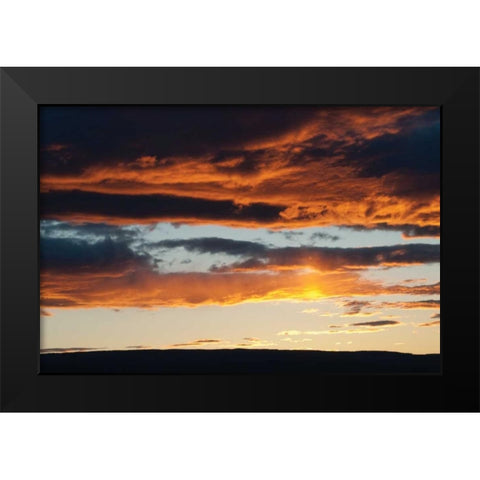 Washington Gorge II Black Modern Wood Framed Art Print by Berzel, Erin