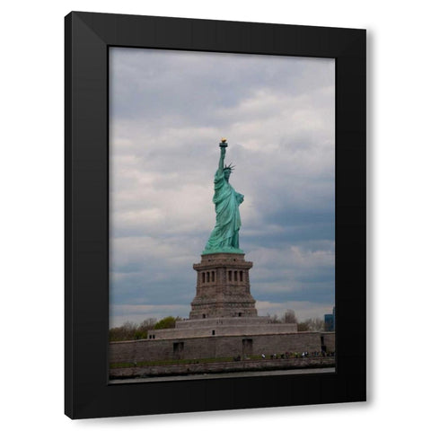 Statue of Liberty II Black Modern Wood Framed Art Print by Berzel, Erin