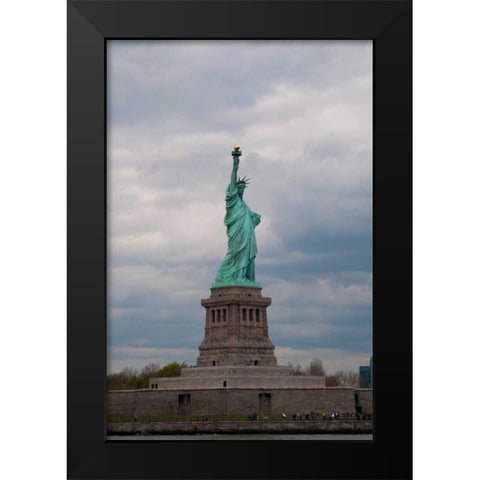 Statue of Liberty II Black Modern Wood Framed Art Print by Berzel, Erin