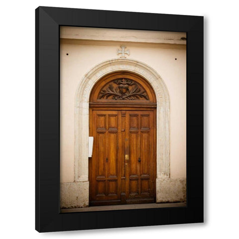 La Porte III Black Modern Wood Framed Art Print with Double Matting by Berzel, Erin