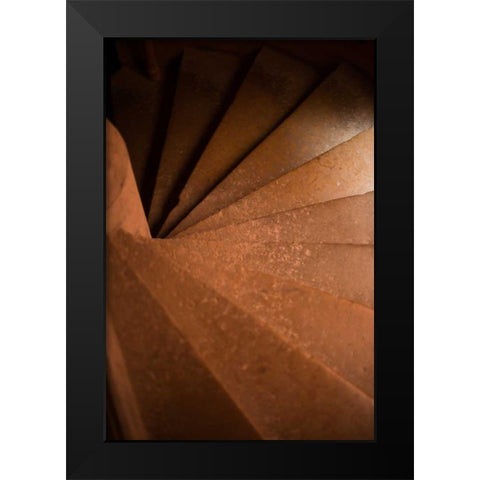 Old Lyon Stairway I Black Modern Wood Framed Art Print by Berzel, Erin