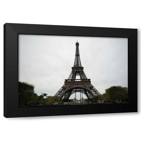La Tour Eiffel I Black Modern Wood Framed Art Print by Berzel, Erin