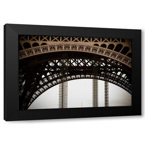 Eiffel Tower Arc II Black Modern Wood Framed Art Print by Berzel, Erin