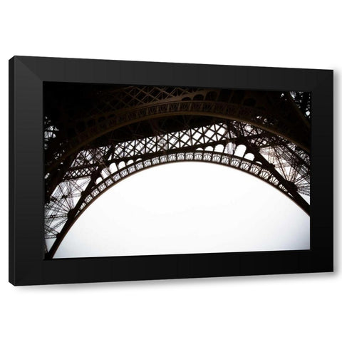 Eiffel Tower Framework III Black Modern Wood Framed Art Print by Berzel, Erin