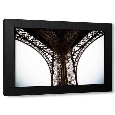 Eiffel Tower Framework IV Black Modern Wood Framed Art Print by Berzel, Erin
