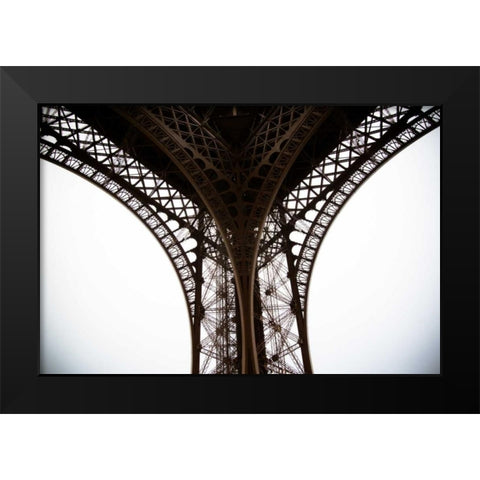 Eiffel Tower Framework IV Black Modern Wood Framed Art Print by Berzel, Erin