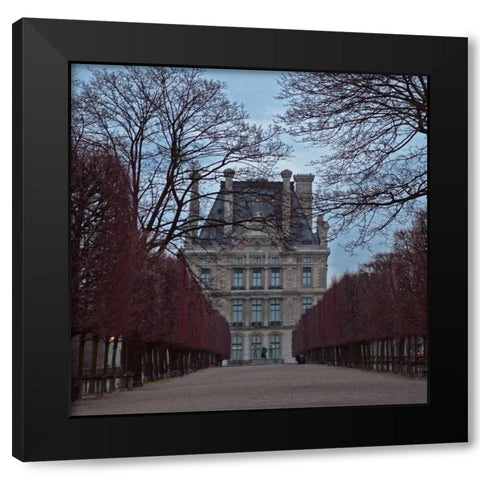 Pavillion des Tuileries Black Modern Wood Framed Art Print by Crane, Rita