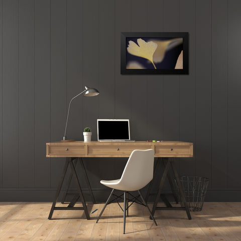 Autumn Gingko II Black Modern Wood Framed Art Print by Crane, Rita