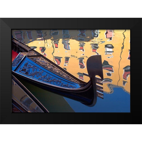 Gondolas and Reflections III Black Modern Wood Framed Art Print by Crane, Rita