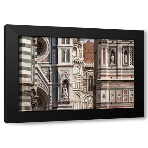 The Duomo Florence II Black Modern Wood Framed Art Print by Crane, Rita