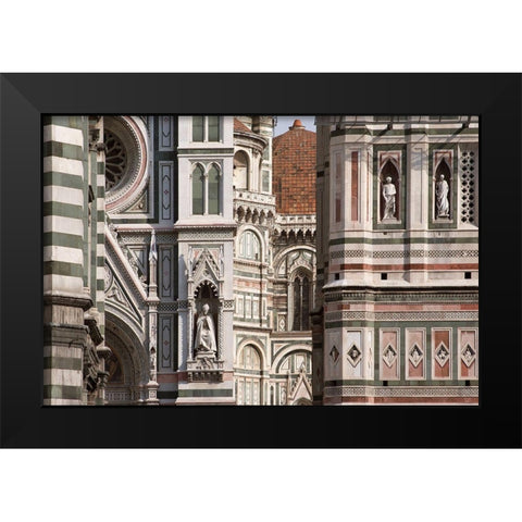 The Duomo Florence II Black Modern Wood Framed Art Print by Crane, Rita