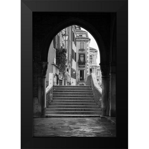 Venice Arches IV Black Modern Wood Framed Art Print by Crane, Rita