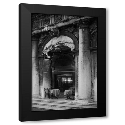 Venice Arches V Black Modern Wood Framed Art Print by Crane, Rita