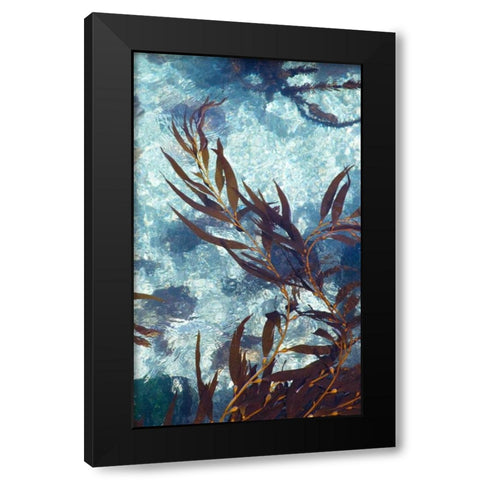 Mermaid Tresses III Black Modern Wood Framed Art Print by Crane, Rita