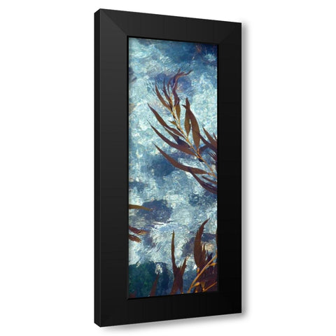 Mermaid Tresses V Black Modern Wood Framed Art Print with Double Matting by Crane, Rita