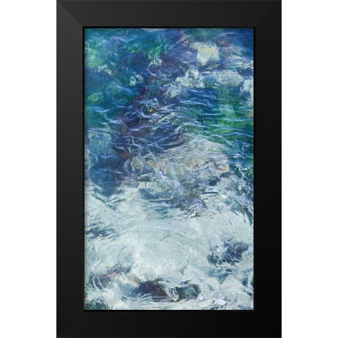 Tide Pool II Black Modern Wood Framed Art Print by Crane, Rita