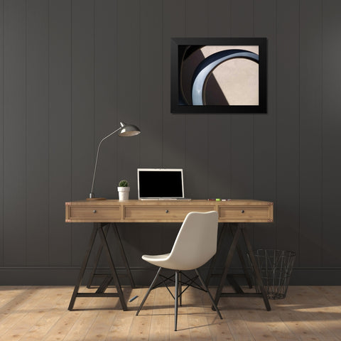 Architectural Abstract I Black Modern Wood Framed Art Print by Christensen, Jim