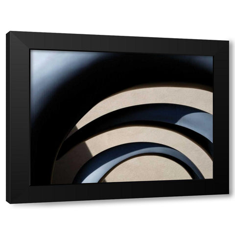 Architectural Abstract II Black Modern Wood Framed Art Print by Christensen, Jim