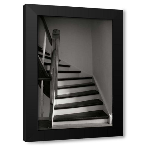 Einbeck Stairwell Black Modern Wood Framed Art Print by Christensen, Jim