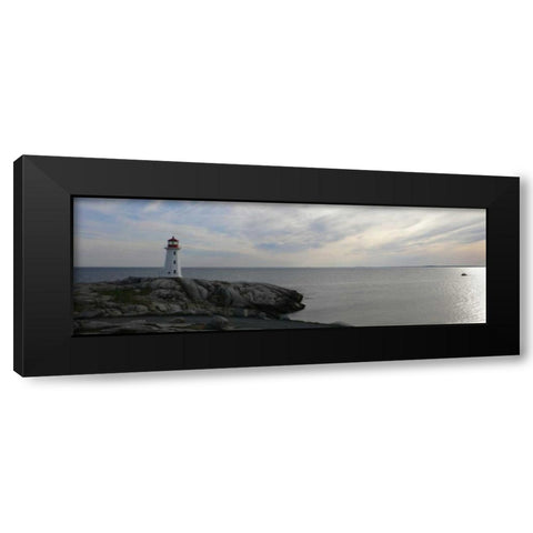 Lighthouse I Black Modern Wood Framed Art Print by Christensen, Jim