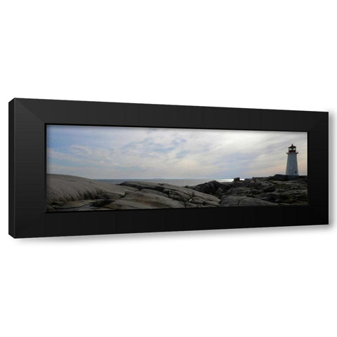 Lighthouse II Black Modern Wood Framed Art Print by Christensen, Jim