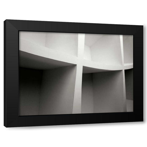 Architecture II Black Modern Wood Framed Art Print with Double Matting by Christensen, Jim