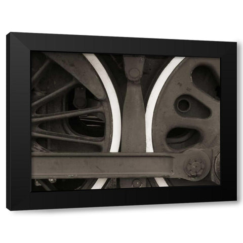 Train III Black Modern Wood Framed Art Print by Christensen, Jim