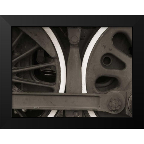 Train III Black Modern Wood Framed Art Print by Christensen, Jim