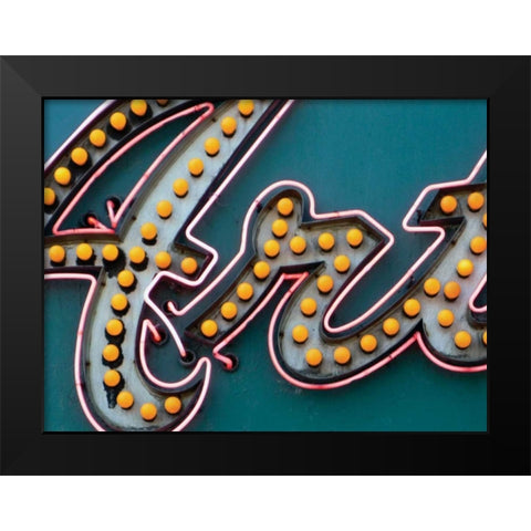 Art Black Modern Wood Framed Art Print by Christensen, Jim