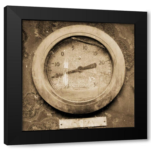 Gauge IV Black Modern Wood Framed Art Print by Christensen, Jim