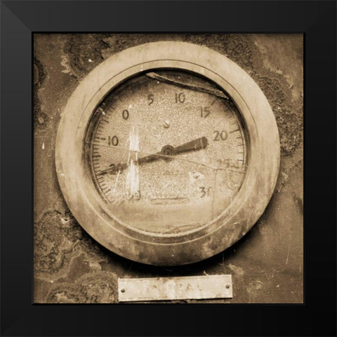 Gauge IV Black Modern Wood Framed Art Print by Christensen, Jim