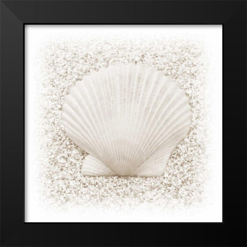 In the Sand II Black Modern Wood Framed Art Print by Christensen, Jim