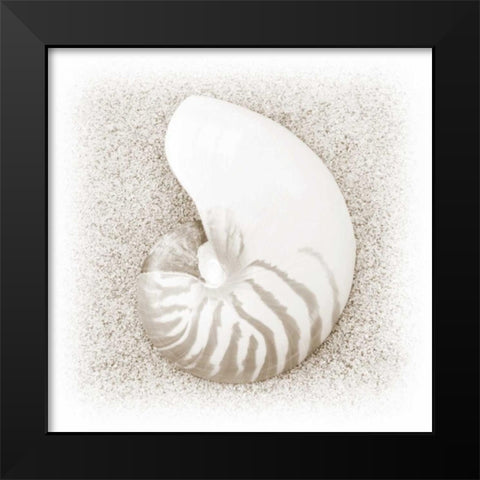 In the Sand III Black Modern Wood Framed Art Print by Christensen, Jim