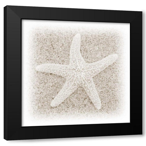 In the Sand V Black Modern Wood Framed Art Print by Christensen, Jim