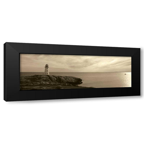 Lighthouse III Black Modern Wood Framed Art Print by Christensen, Jim