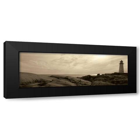 Lighthouse IV Black Modern Wood Framed Art Print by Christensen, Jim