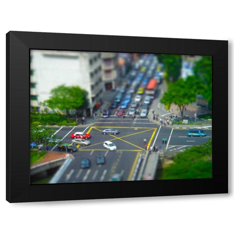 Toy Illusions I Black Modern Wood Framed Art Print by Christensen, Jim