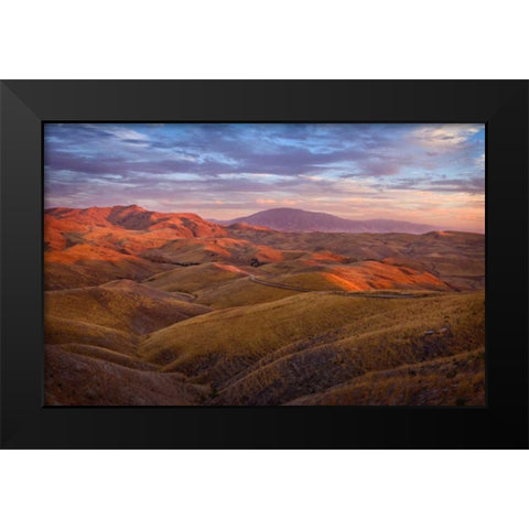 Parched Palette Black Modern Wood Framed Art Print by Geistweite, Mark