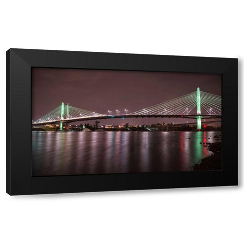 Tilikium Crossing Black Modern Wood Framed Art Print with Double Matting by Hellmann, Stan
