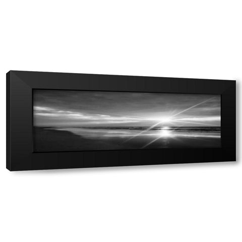 Beauteous Light Panel BW II Black Modern Wood Framed Art Print with Double Matting by Hausenflock, Alan