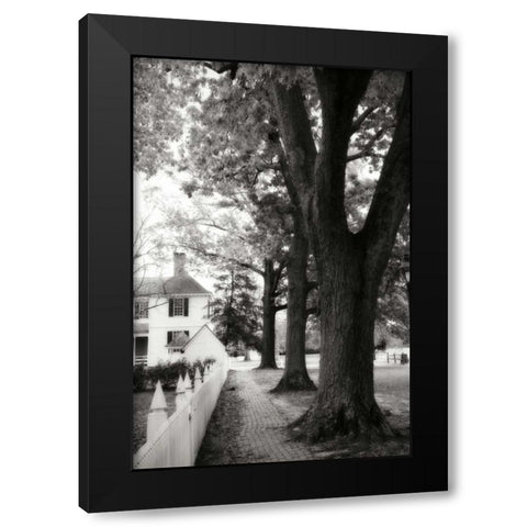 Small Town Autumn IV Black Modern Wood Framed Art Print by Hausenflock, Alan
