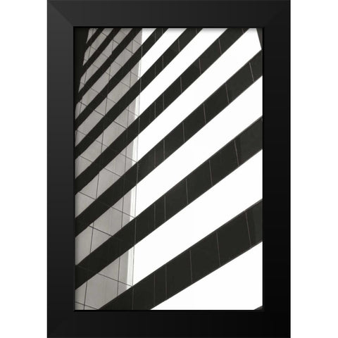 Geometric I Black Modern Wood Framed Art Print by Hausenflock, Alan