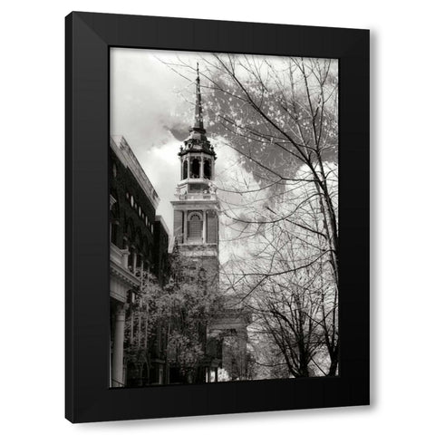 Renewal II Black Modern Wood Framed Art Print with Double Matting by Hausenflock, Alan