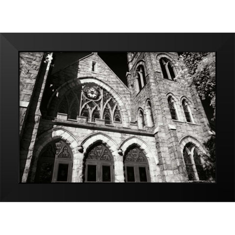 Stately Gothic II Black Modern Wood Framed Art Print by Hausenflock, Alan