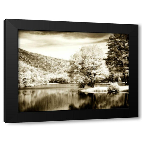 Mountain Lake I Black Modern Wood Framed Art Print by Hausenflock, Alan
