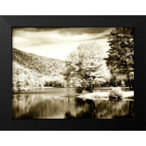 Mountain Lake I Black Modern Wood Framed Art Print by Hausenflock, Alan
