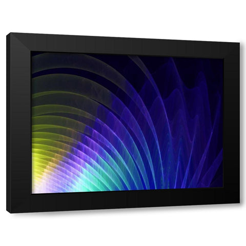 Arches of Color I Black Modern Wood Framed Art Print with Double Matting by Hausenflock, Alan