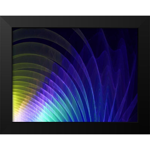 Arches of Color I Black Modern Wood Framed Art Print by Hausenflock, Alan